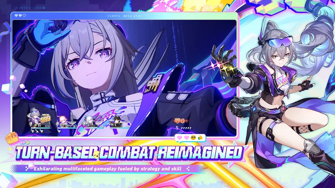 Captura de Honkai: Star Rail — exploração do Expresso Astral com personagens